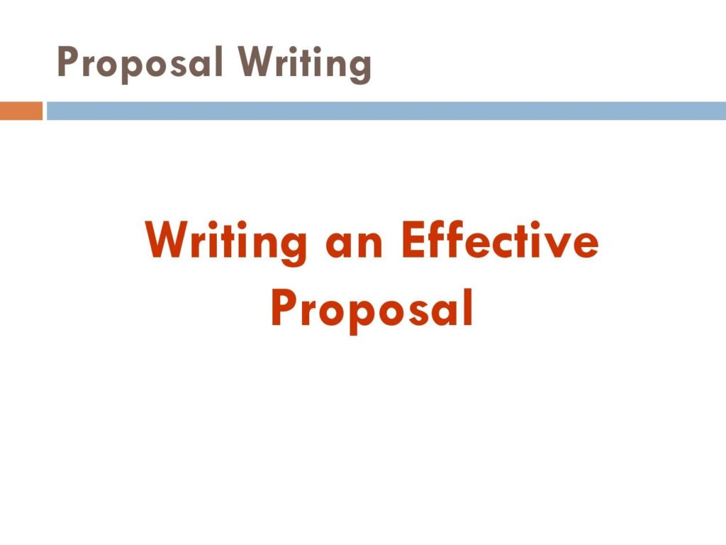 dos and don'ts of proposal writing